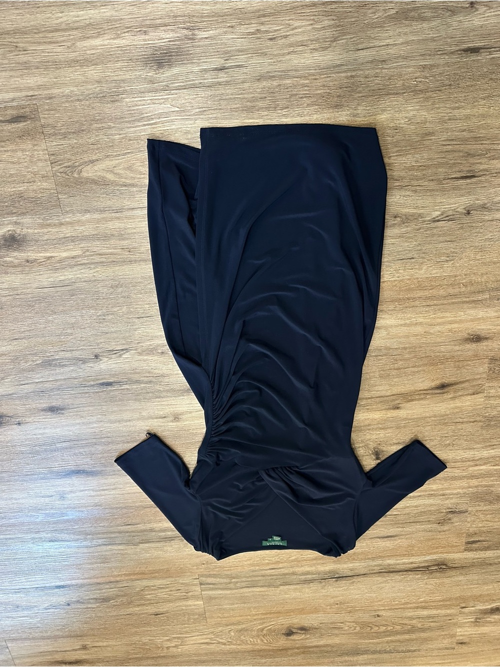Navy Long Sleeve Skirted Bottoms